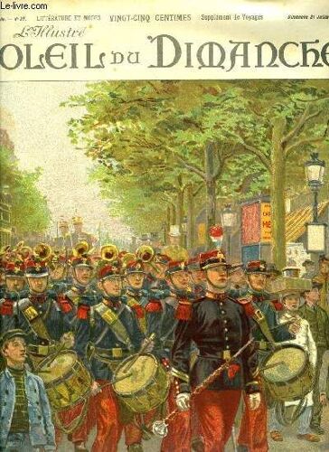 L Illustré, Soleil Du Dimanche N° 29 - La Revue Du 14 Juillet - Retour De Longchamps, Aquarelle D Alphonse Lalauze, L Honneur De Mourir Par Georges D Esparbès, La Lune Par Guy De Maupassant, Hebre(...)
