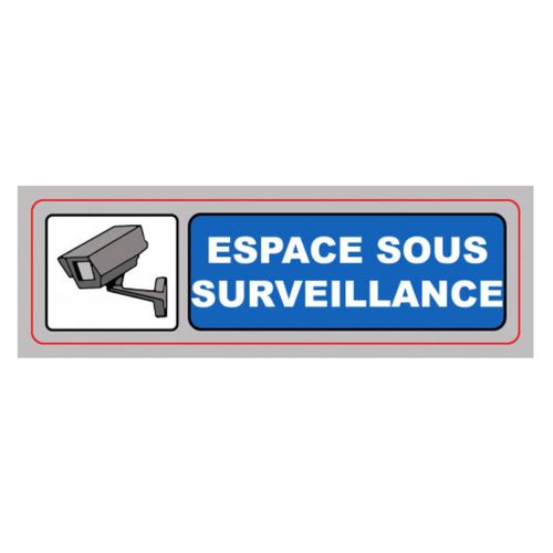 PLAQUE DE SIGNALISATION ESPACE SOUS SURVEILLANCE CAMERA 3321360009982 SIGNALETIQUE PRO BAR CAFE RESTAURANT COMMERCE MAGASIN BUREAU ENTREPOT STORE SHOP COMASOUND KARTEL CSK ONLINE