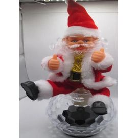 Père Noel automate articulé musical et lumineux