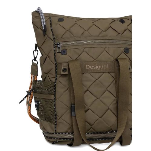 Desigual sac à dos Voyager XL à design matelassé - Vert