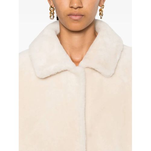 Manzoni 24 Manteau En Cuir - Tons Neutres