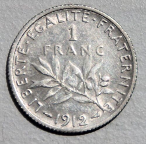 1 Franc Semeuse Argent 1912