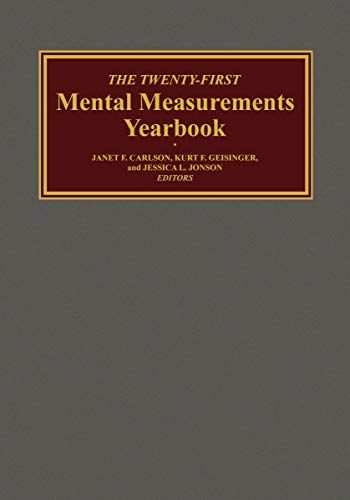 The Twenty-First Mental Measurements Yearbook