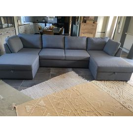 Canapé Panoramique Convertible 7 Places Gris, Maison Du Monde