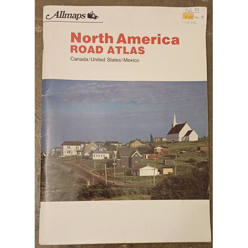 Atlas Amérique Du Nord / North America Road Atlas - Canada United States Mexico- Allmaps 1987