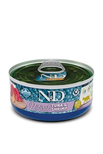 Farmina N&d Cat Natural Tuna&shrimp- Wet Cat Food - 140 G