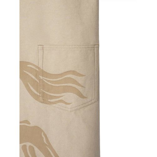 Burberry Robe Courte En Coton À Logo Ekd - Tons Neutres