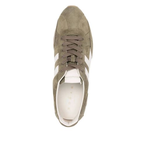 Hogan Baskets En Daim 86er À Rayures H - Vert