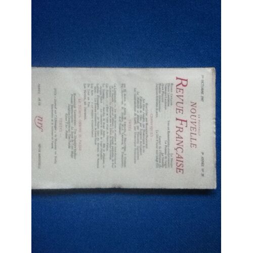 La Nouvelle Nouvelle Revue Française - 1er Octobre 1957 - 5ème Année N°58