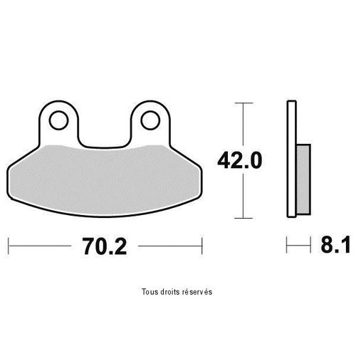 Sifam - Plaquette Sifam Métal Fritté