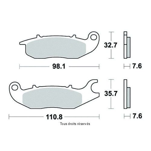 Sifam - Plaquette Sifam Métal Fritté