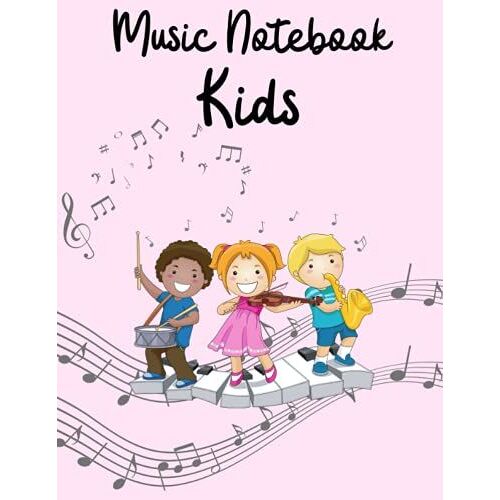 Music Notebook Kids: Blank Sheet