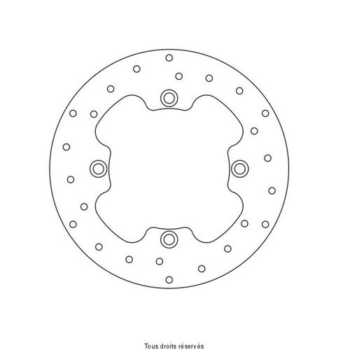 Kit Brake - Disque Frein Suzuki Ø242x142x121 Nbtrou4xø10,5