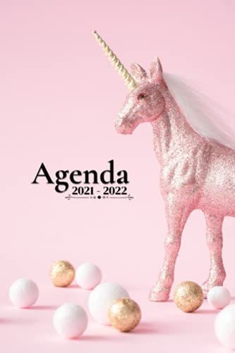 Agenda Scolaire 2021 2022: Licorne | Semainier Au Format A5 Pour Les Étudiants, Professionnels Et Particuliers - (Août 2021 À Juillet 2022)
