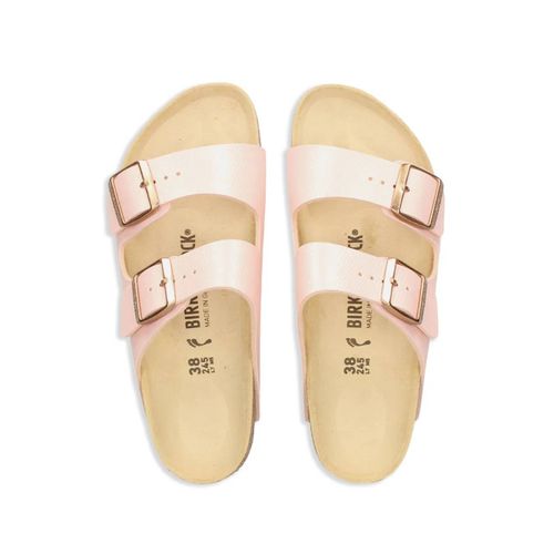 Birkenstock Claquettes Arizona Birko-Flor - Rose