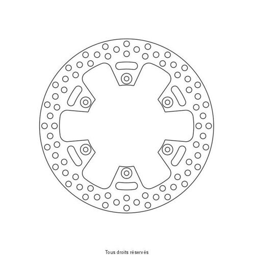 Kit Brake - Disque Frein Yamaha Ø245x133x115,5 Nbtrou6xø6,5