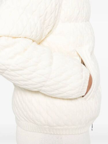 Moncler Doudoune À Capuche - Blanc