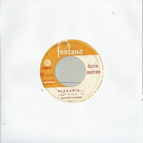 Plegaria (E. Bianco) 2'50  /  Donde Estas Corazon ? (L.M. Serrano) 2'20