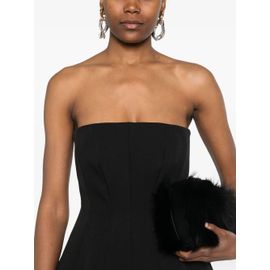 Max Mara Robe Sabé À Coupe Courte - Noir