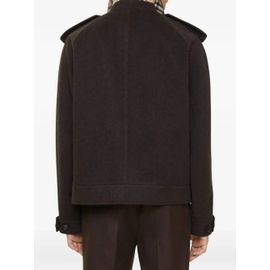 Burberry Veste En Cachemire - Marron