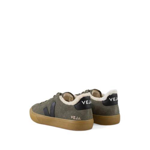Veja Baskets Campo En Daim - Vert