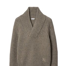 Burberry Pull À Col Châle - Tons Neutres