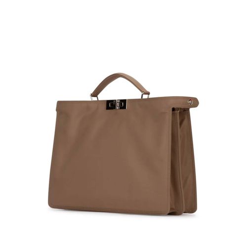 FENDI sac cabas Peekaboo - Marron
