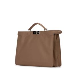 FENDI sac cabas Peekaboo - Marron