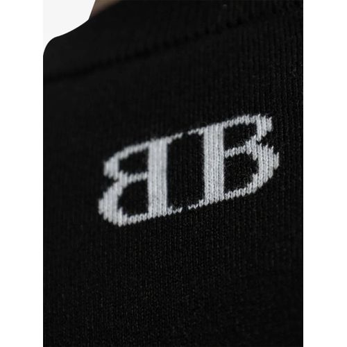 Balenciaga Pull À Logo - Noir
