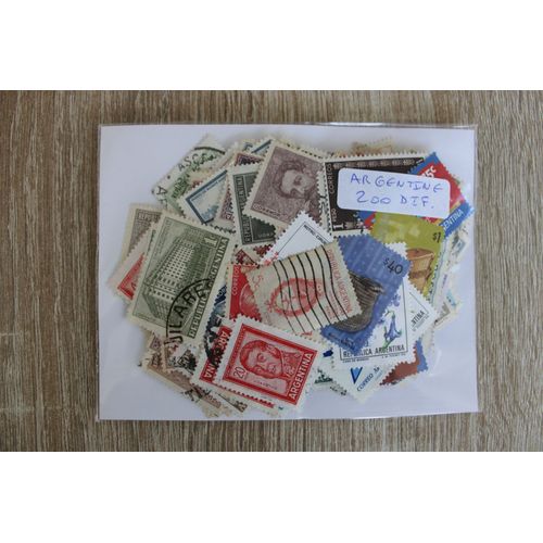 Argentine 200 Timbres Différents