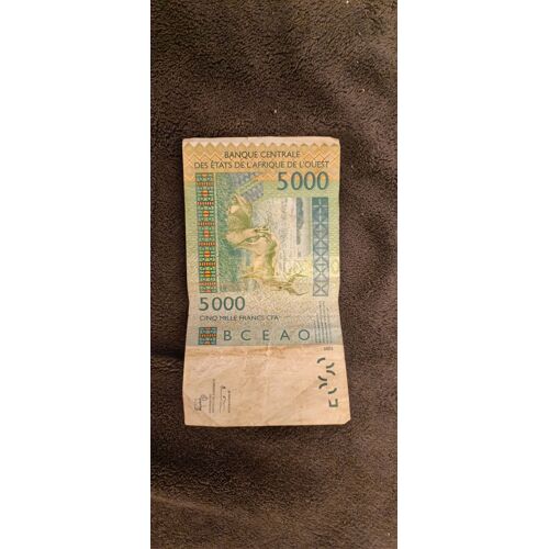 Billet De Banque De 5000 Francs Cfa