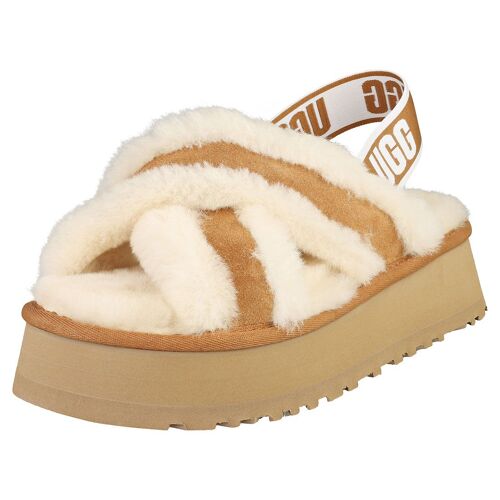 Ugg Disco Cross Slide Femme Sandals Pantoufle Châtaigne