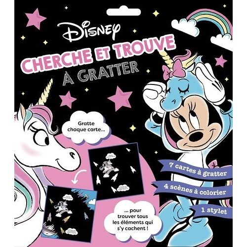 Minnie - Avec 7 Cartes À Gratter, 4 Scènes À Colorier, 1 Stylet
