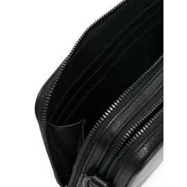 Coach sac à bandoulière Charter en cuir - Noir