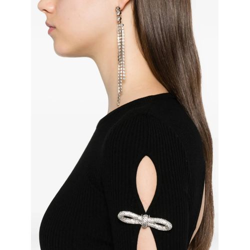 Mach & Mach Robe À Découpes - Noir