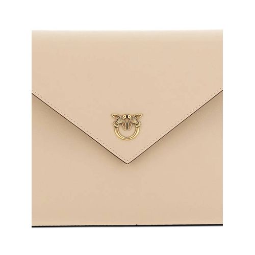 PINKO pochette en cuir - Tons neutres