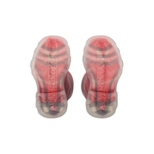 Burberry Kids Bottines De Pluie Marsh À Carreaux - Poppy