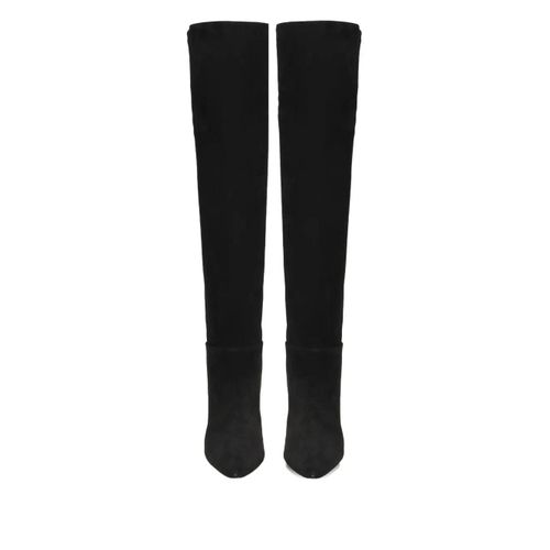 Gianvito Rossi Cuissardes À Bout Pointu - Noir