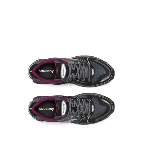 Saucony Baskets Pro Grid Triumph 4 'winter Tech - Dark Grey/Plum' - Gris