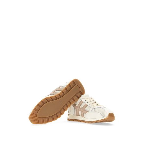 Hogan Baskets À Logo - Blanc