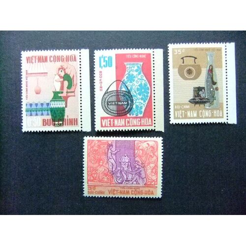 Vietnam Du Sud 1967 Artesania Yvert Nº 314 / 317 ** Mnh