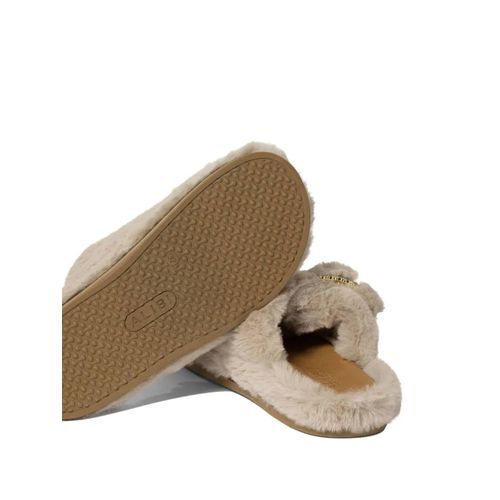 Alibi Sandales En Fourrure Artificielle - Blacks And Greys