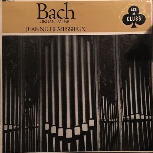 Jeanne Demessieux  Bach - Organ Music