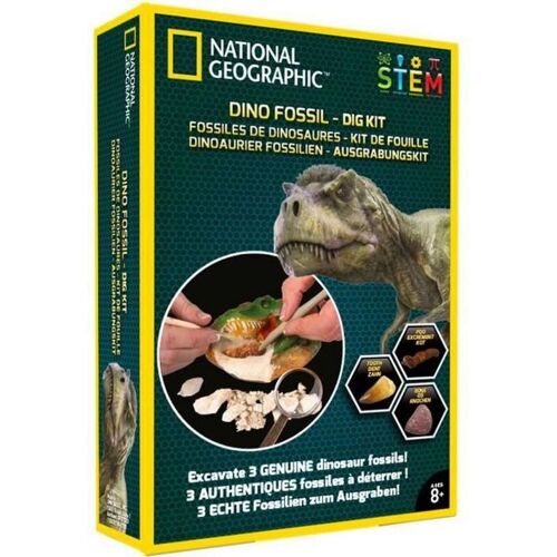 National Geographic Kit De Fouille Fossiles De Dinosaures