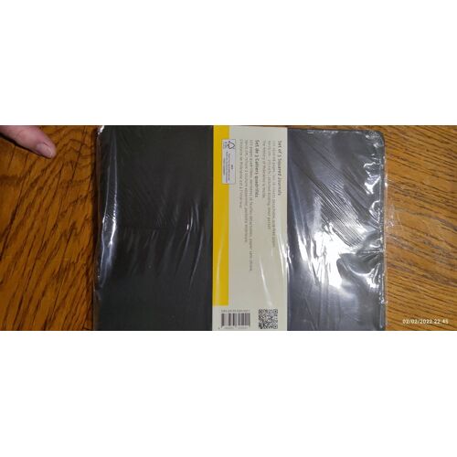 Moleskine Cahier Extra Large Kariert Schwarz. 3er Pack