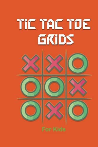 Tic-Tac-Toe Grids: Game 2 Player, Kids Tropical Travel Activity Book - Paper Games For The Family, Tic Tac Toe Notebook