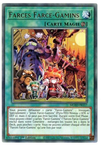 Yu-Gi-Oh! - Mged-Fr117 - Farces Farce-Gamins - Gold-Letter Rare 1ère Édition