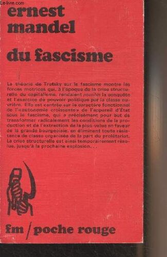 Du Fascisme (Suivi De Trois Textes De L. Trotsky) - Poche Rouge N°10