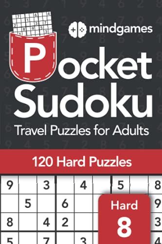Mind Games Pocket Sudoku Travel Puzzles For Adults - Hard Book 8