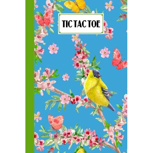 Tic Tac Toe: Games Fun Activities For Kids With Tropical Cover Design | 100 Pages, Size 6" X 9" By Yusuf Binder